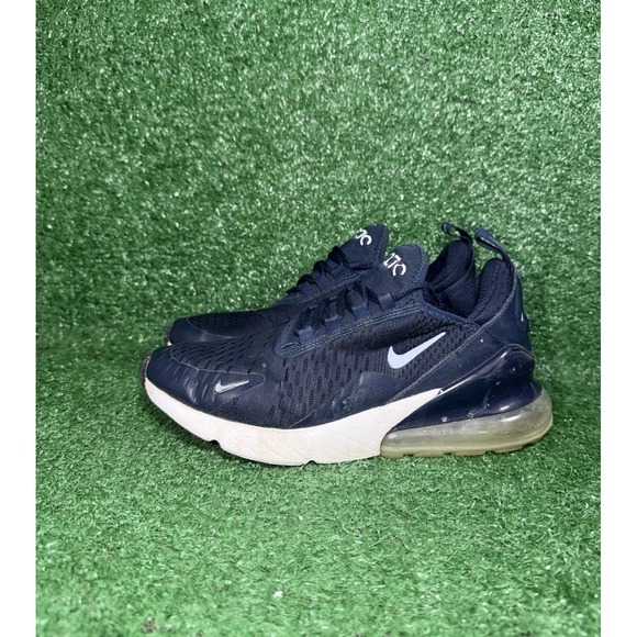 Nike Women Nike Air Max 270 Womens Size 6.5 Boy Size 5Y Blue Running Shoes Walking Sneakers